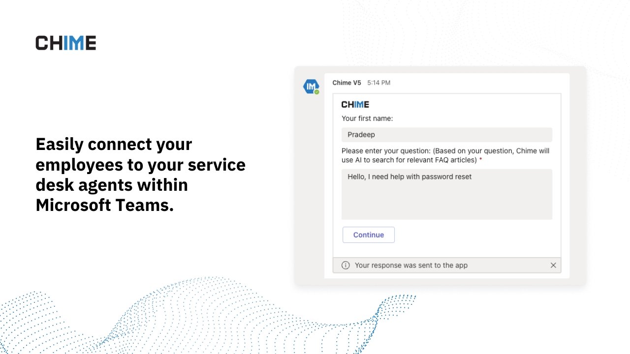 Connect your employees with your service desk agents from Microsoft Teams